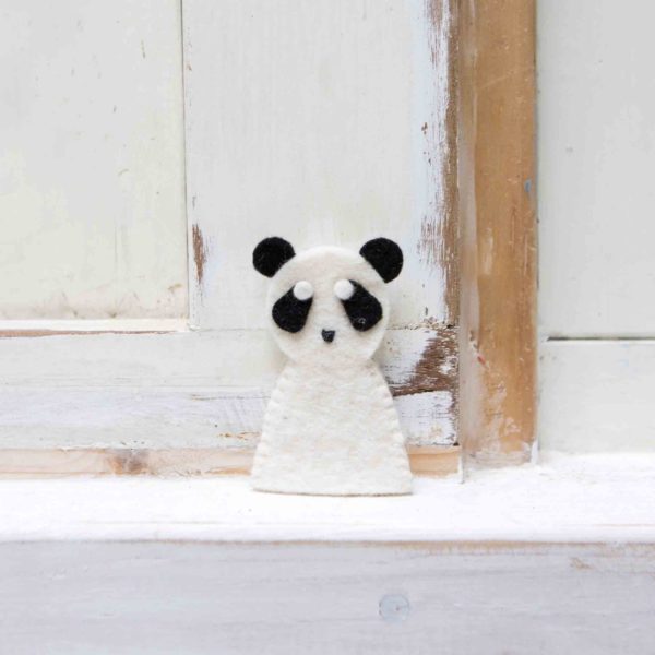 petit panda en feutrine